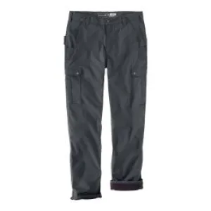 105491&#x20;Work&#x20;Trousers&#x20;Cargo&#x20;Ripstop&#x20;Fleece&#x20;Lined&#x20;Carhartt&#x20;-&#x20;Shadow&#x20;-&#x20;W32&#x2F;L32