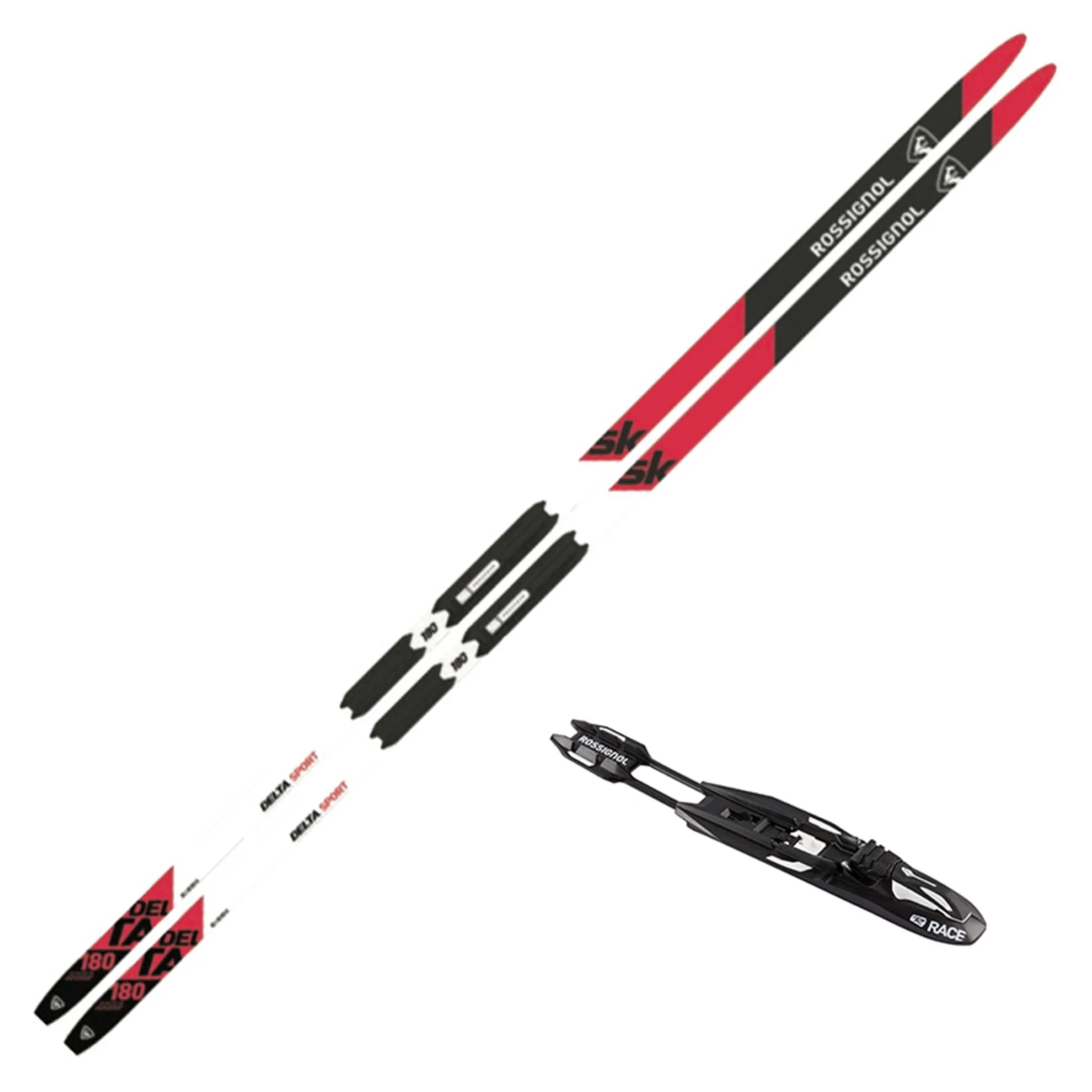 2023 Rossignol Delta Sport Skate Skis w/ Race Skate Bindings