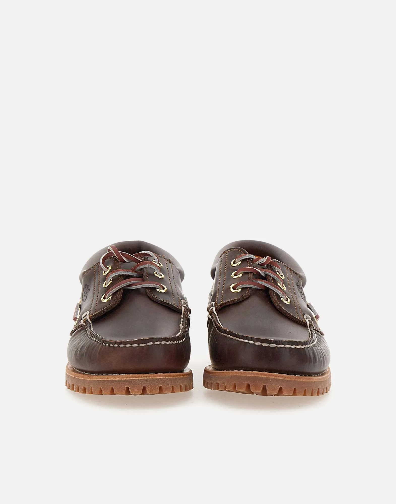 3-Eye Authentic Leather Lace-Ups