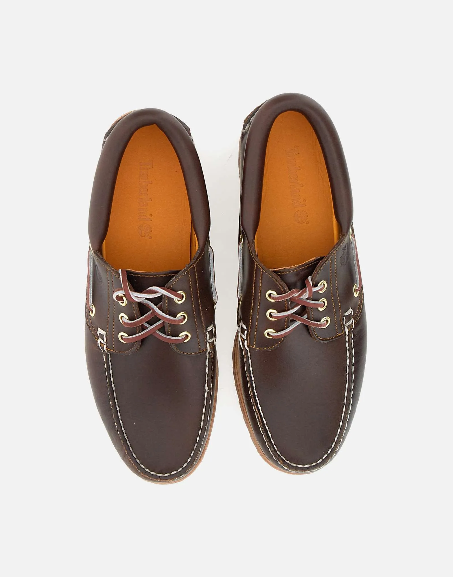 3-Eye Authentic Leather Lace-Ups