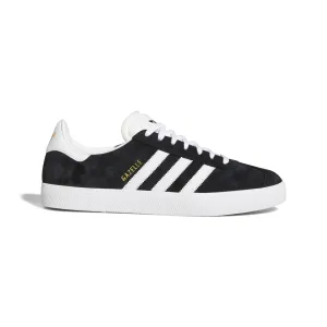 Adidas - Gazelle ADV in Core Black/Cloud White/Gold Metallic