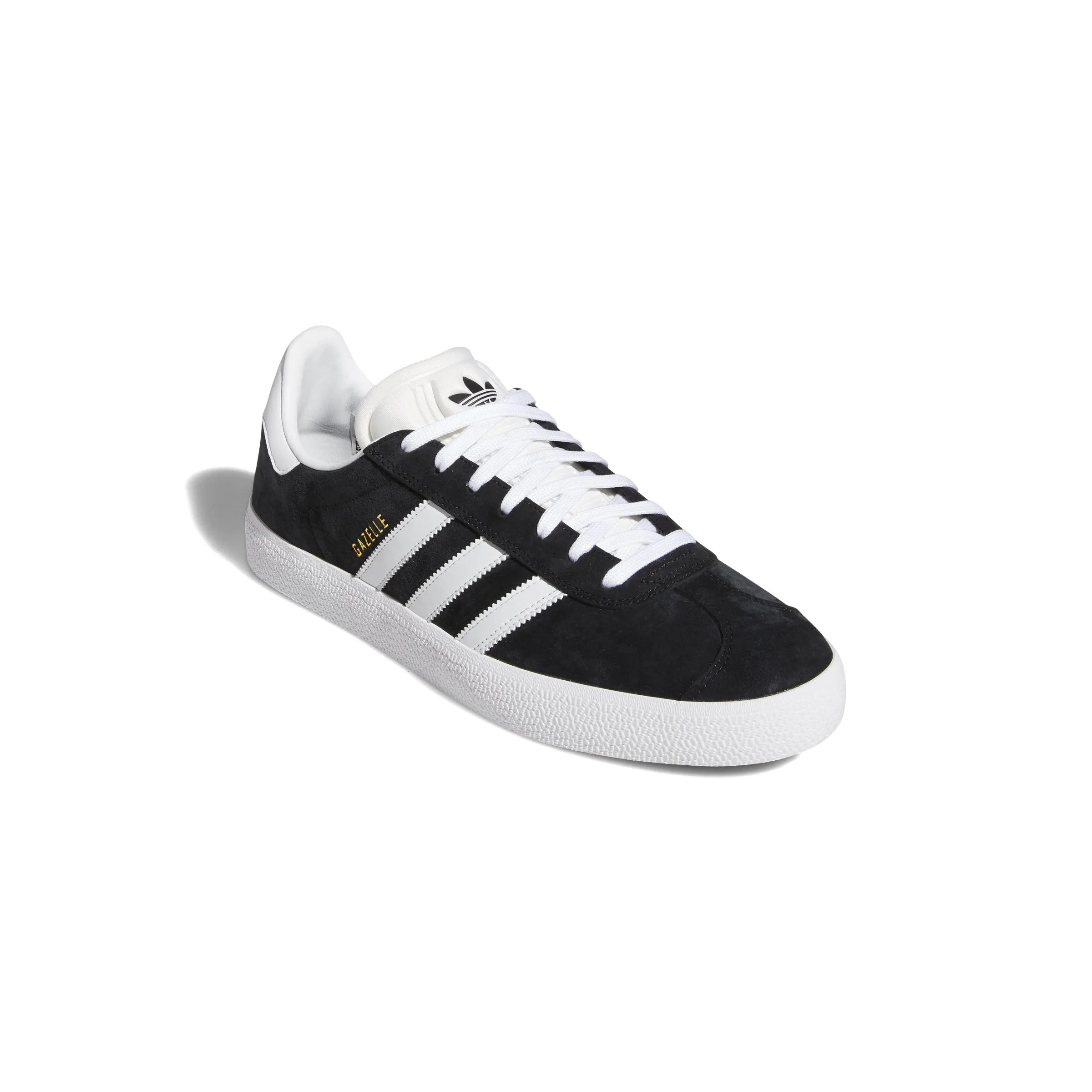 Adidas - Gazelle ADV in Core Black/Cloud White/Gold Metallic