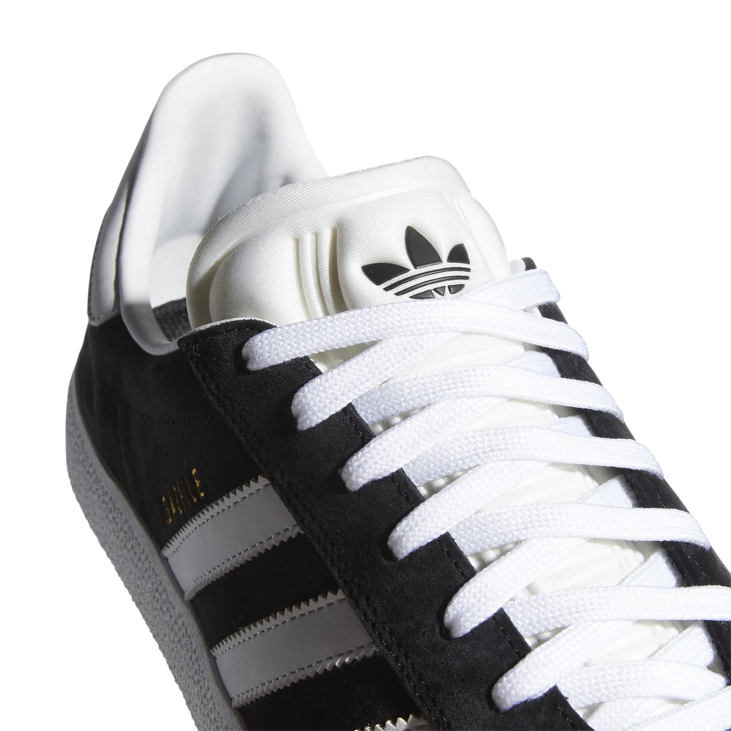 Adidas - Gazelle ADV in Core Black/Cloud White/Gold Metallic