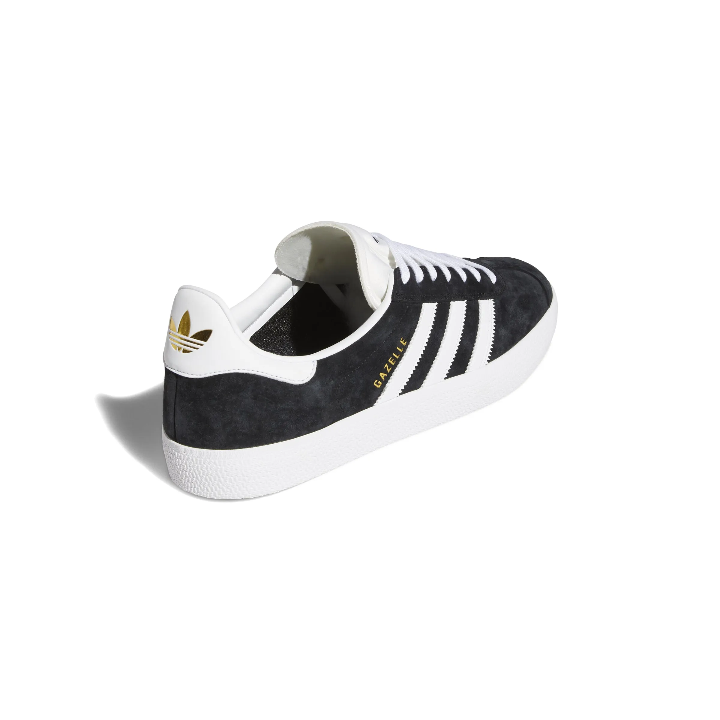 Adidas - Gazelle ADV in Core Black/Cloud White/Gold Metallic