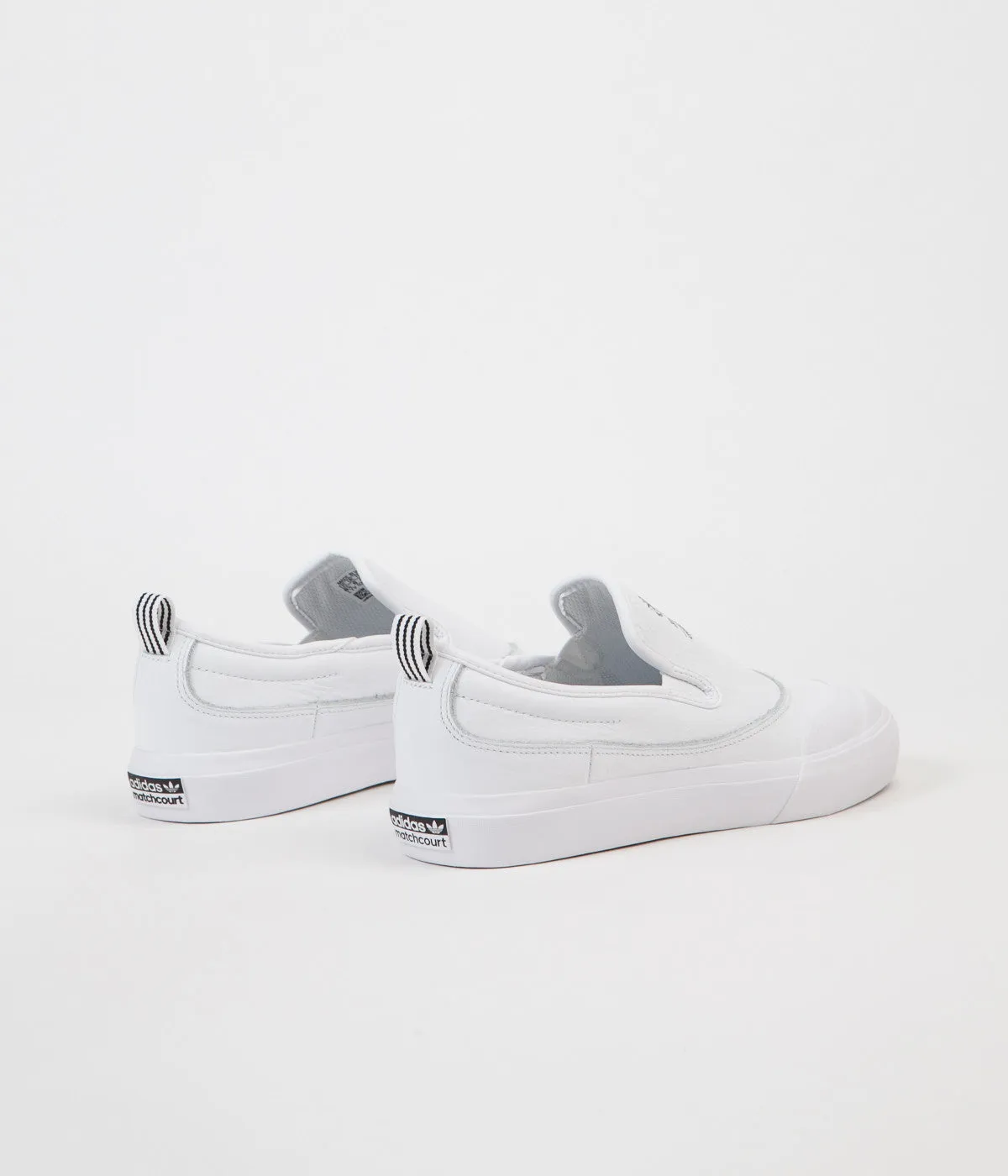 Adidas Matchcourt Slip On Shoes - White / White / White