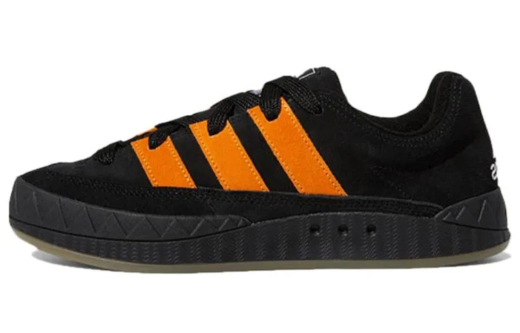 Adidas Originals Adimatic Skateboarding Unisex Sneakers, Black/Orange