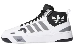 Adidas Originals Post Up Skateboarding Unisex Sneakers, White/Black/Grey