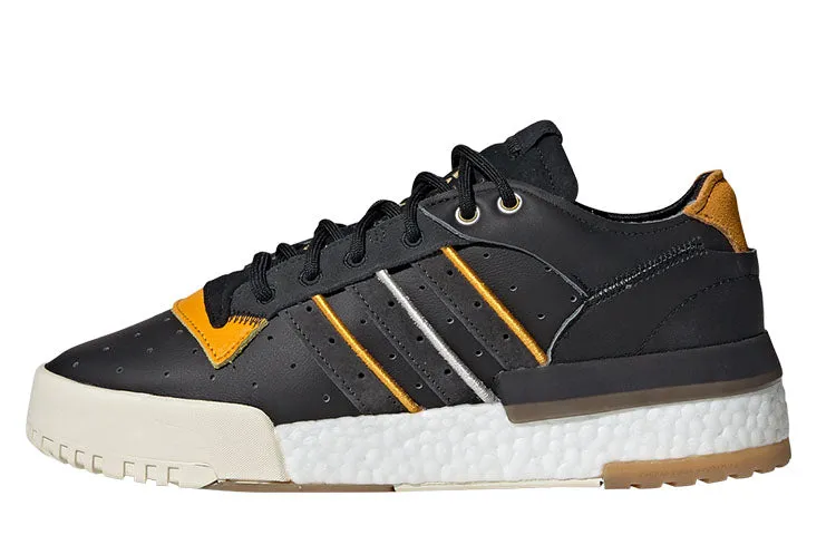 Adidas Originals Rivalry Skateboarding Unisex Sneakers, Black/Yellow/White