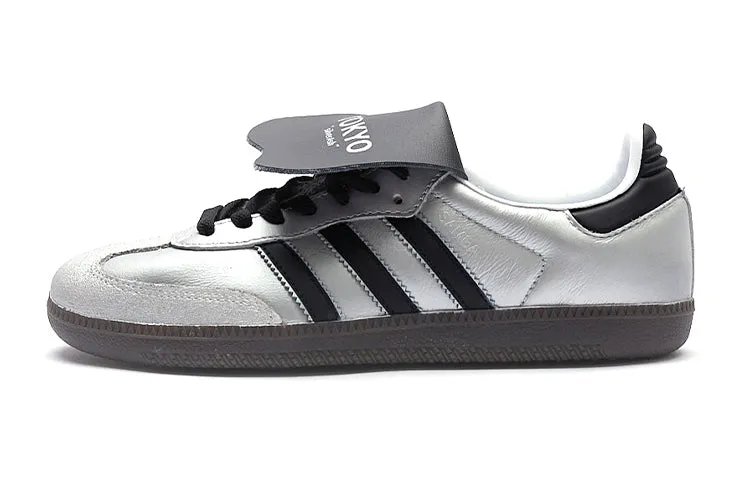 Adidas Originals Samba Skateboarding Unisex Sneakers, Silver/Black