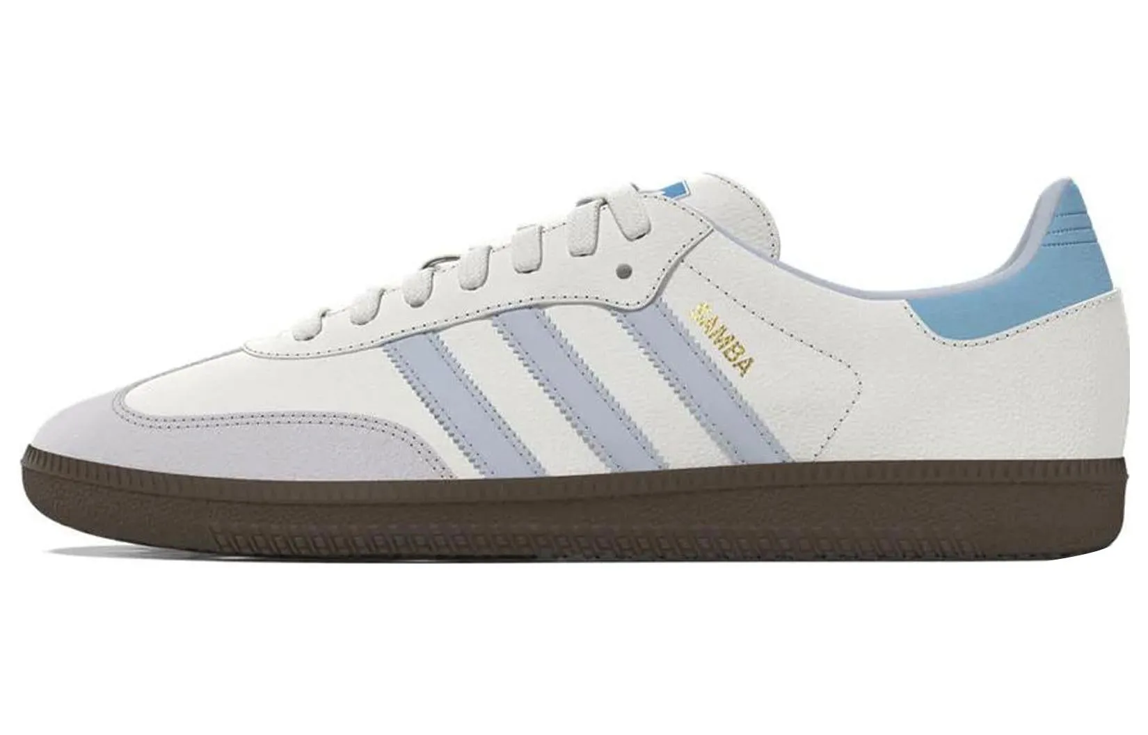 Adidas originals Samba Unisex Skateboarding Shoes, White/Blue