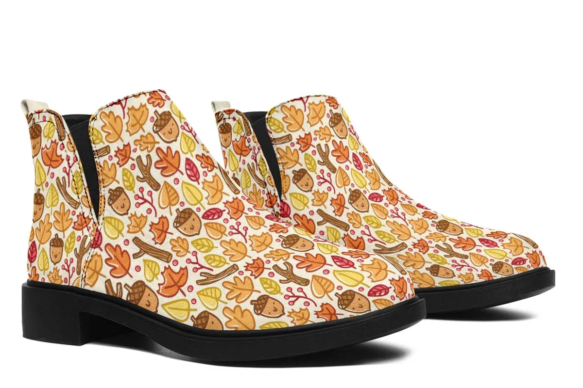 Adorable Autumn Pattern Neat Vibe Boots