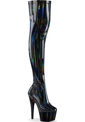 ADORE-3000HWR [Black Holo] | PLATFORM BOOTS [PREORDER]