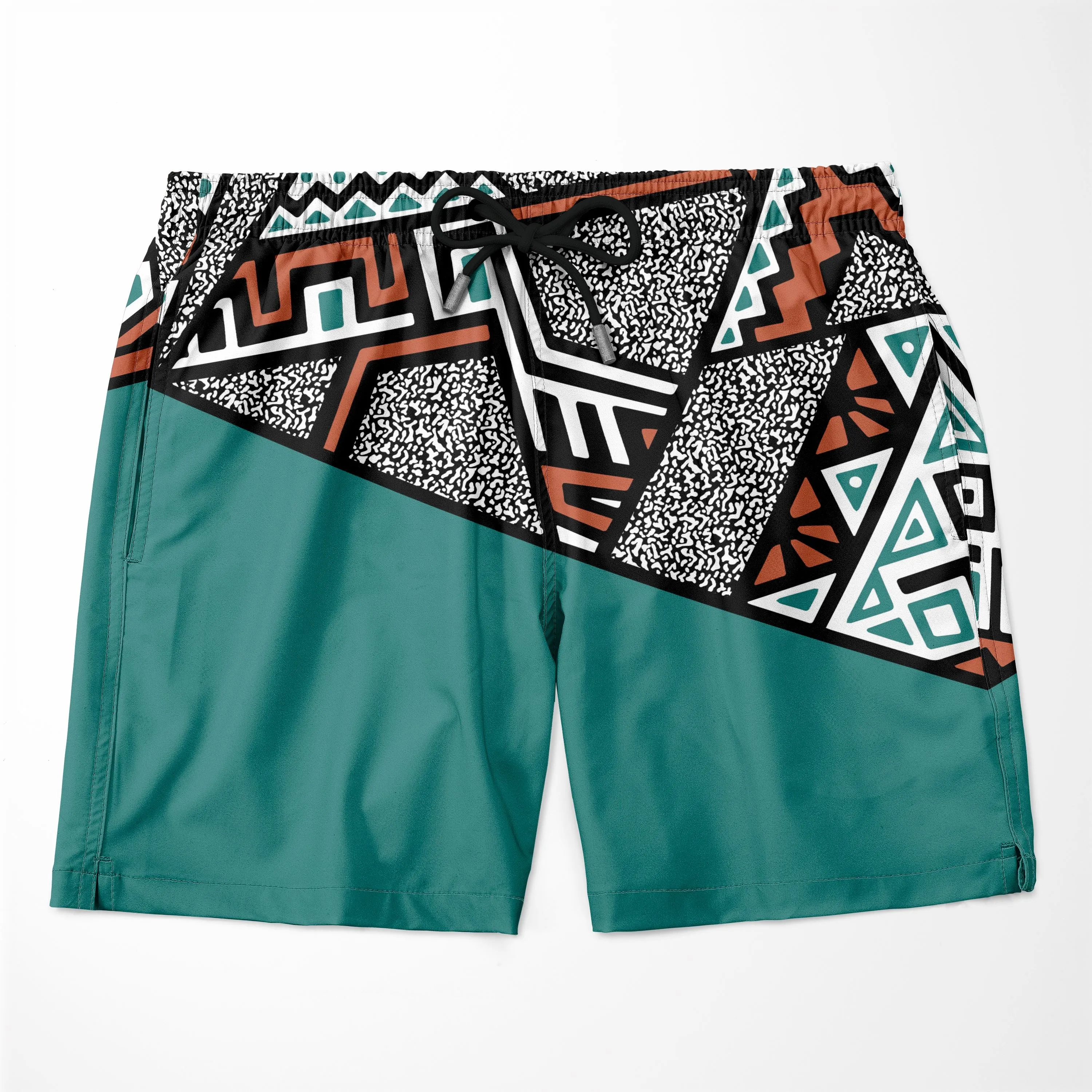 African Geometric Pattern Shorts