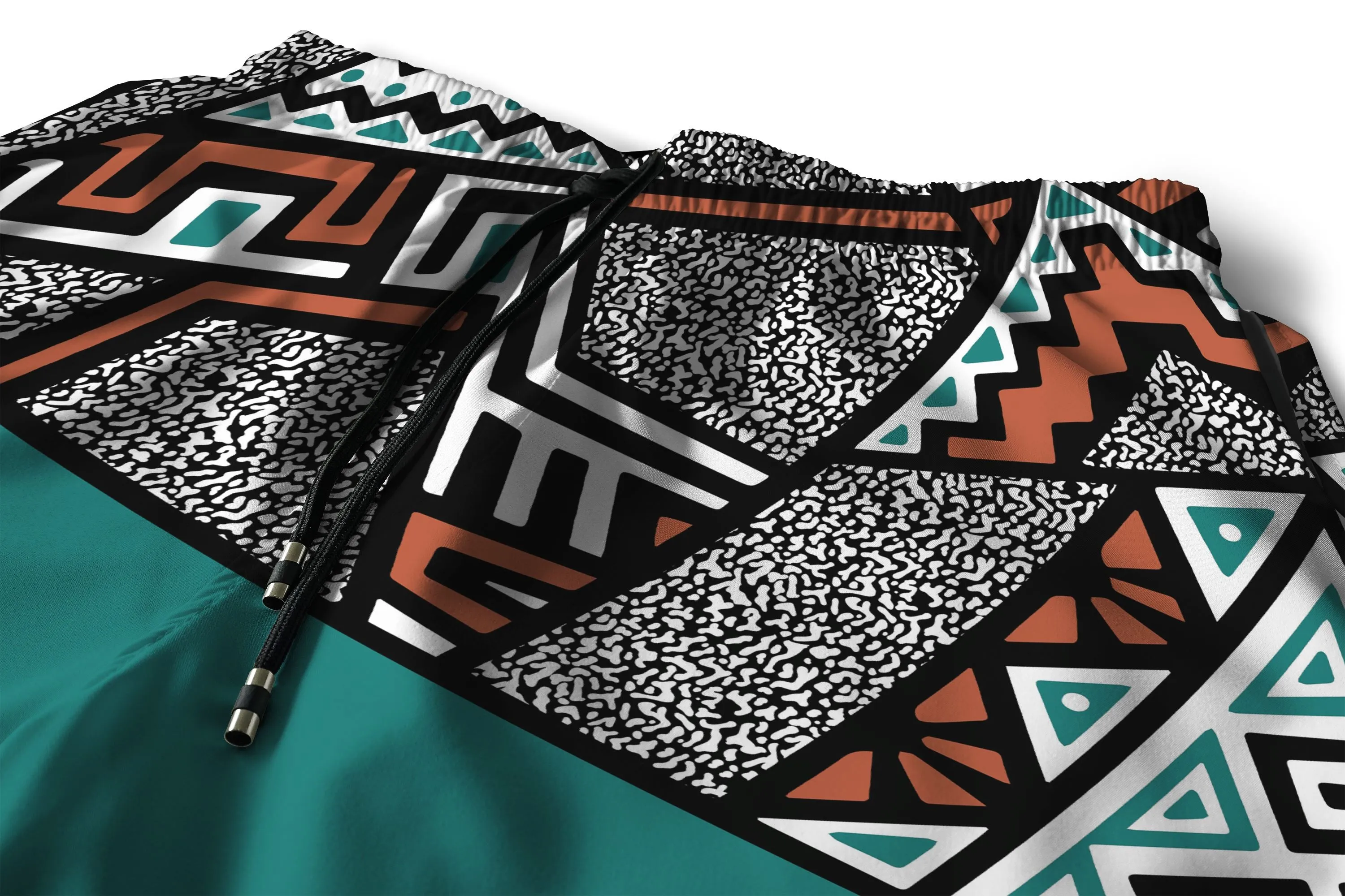 African Geometric Pattern Shorts