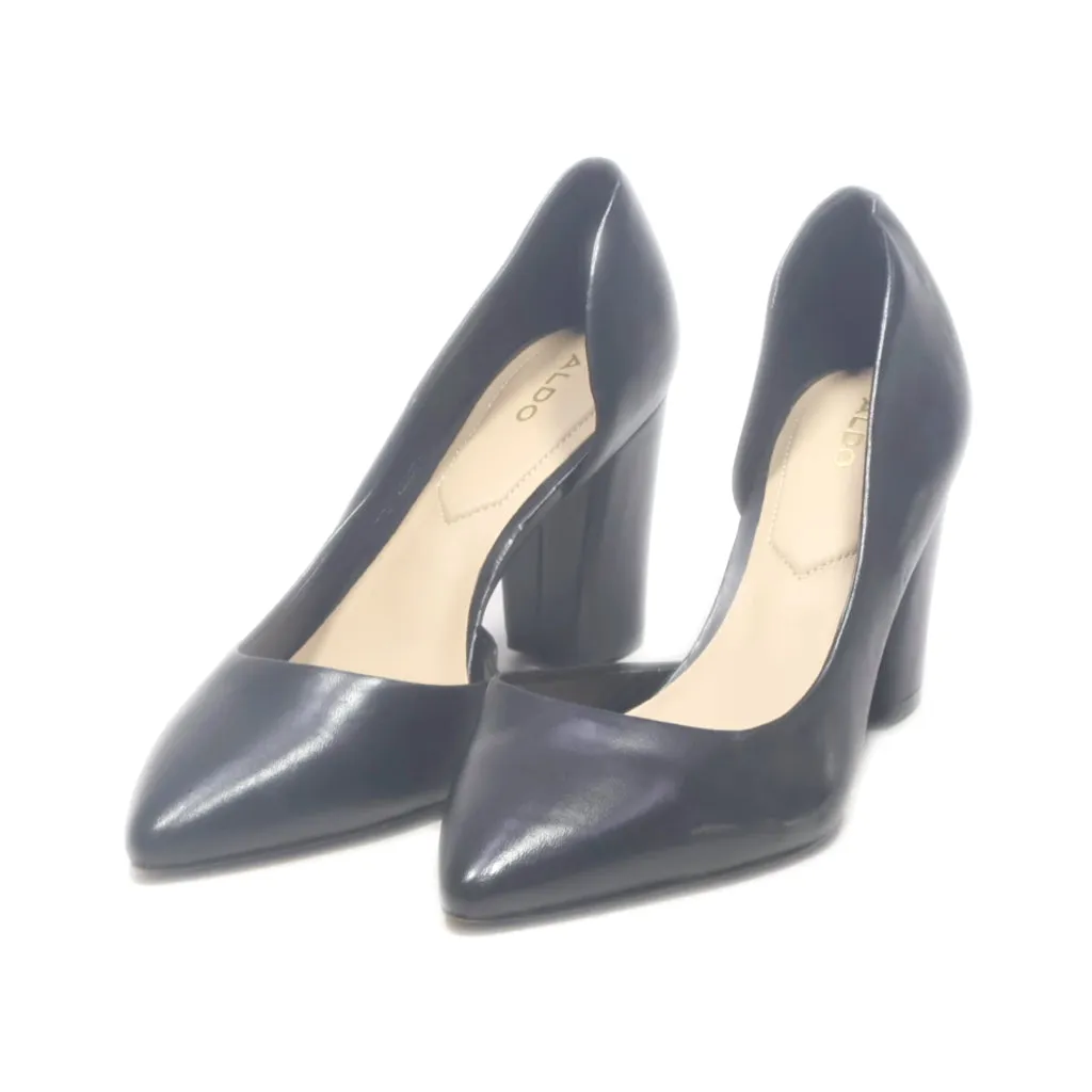 Aldo High-Heel Shoes Leather Black Colour For Women