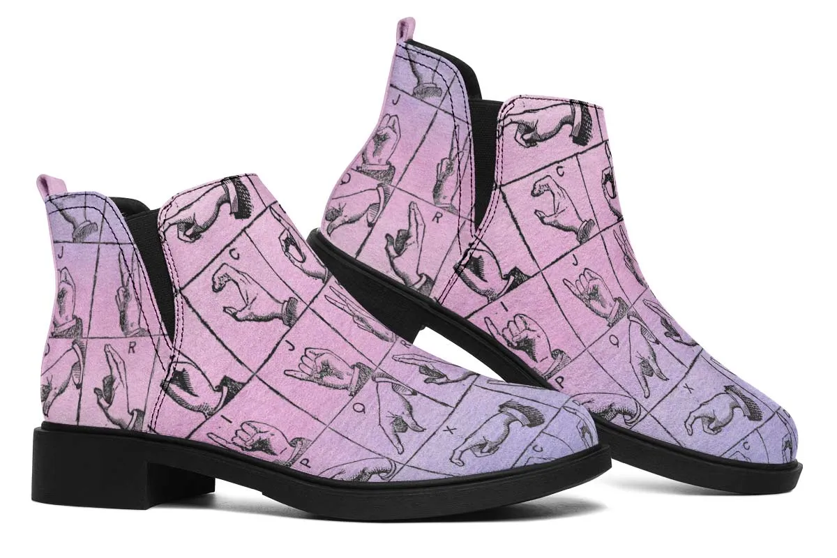 ASL Watercolor Neat Vibe Boots