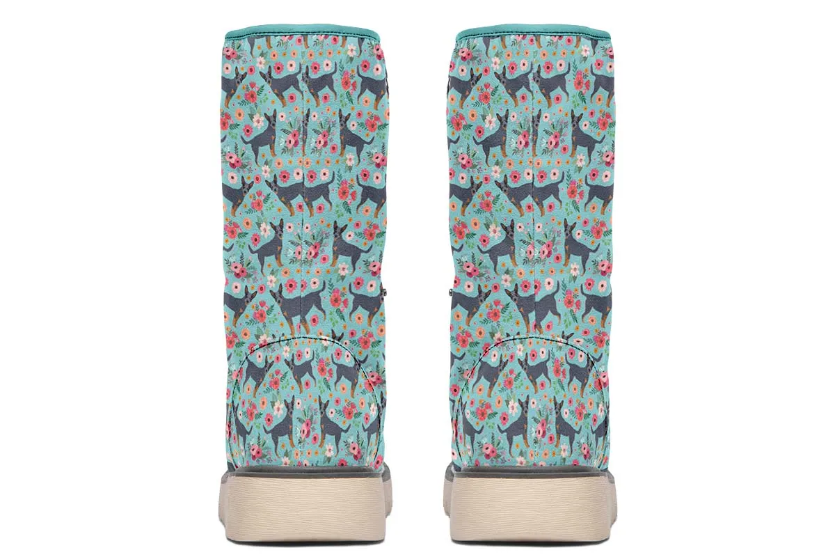 Australian Cattle Dog Flower Polar Vibe Boots