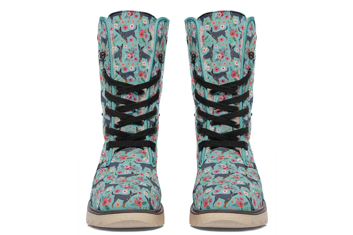 Australian Cattle Dog Flower Polar Vibe Boots