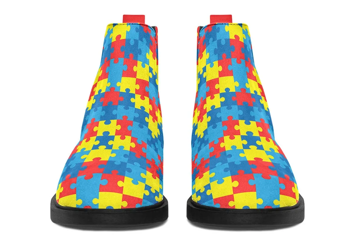 Autism Awareness Neat Vibe Boots