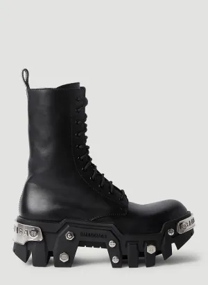 Balenciaga Bulldozer Lace-Up Boots