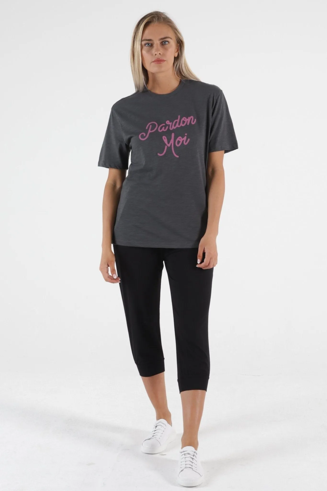 Betty Basics Ariana Tee in Indi Grey - Pardon Moi