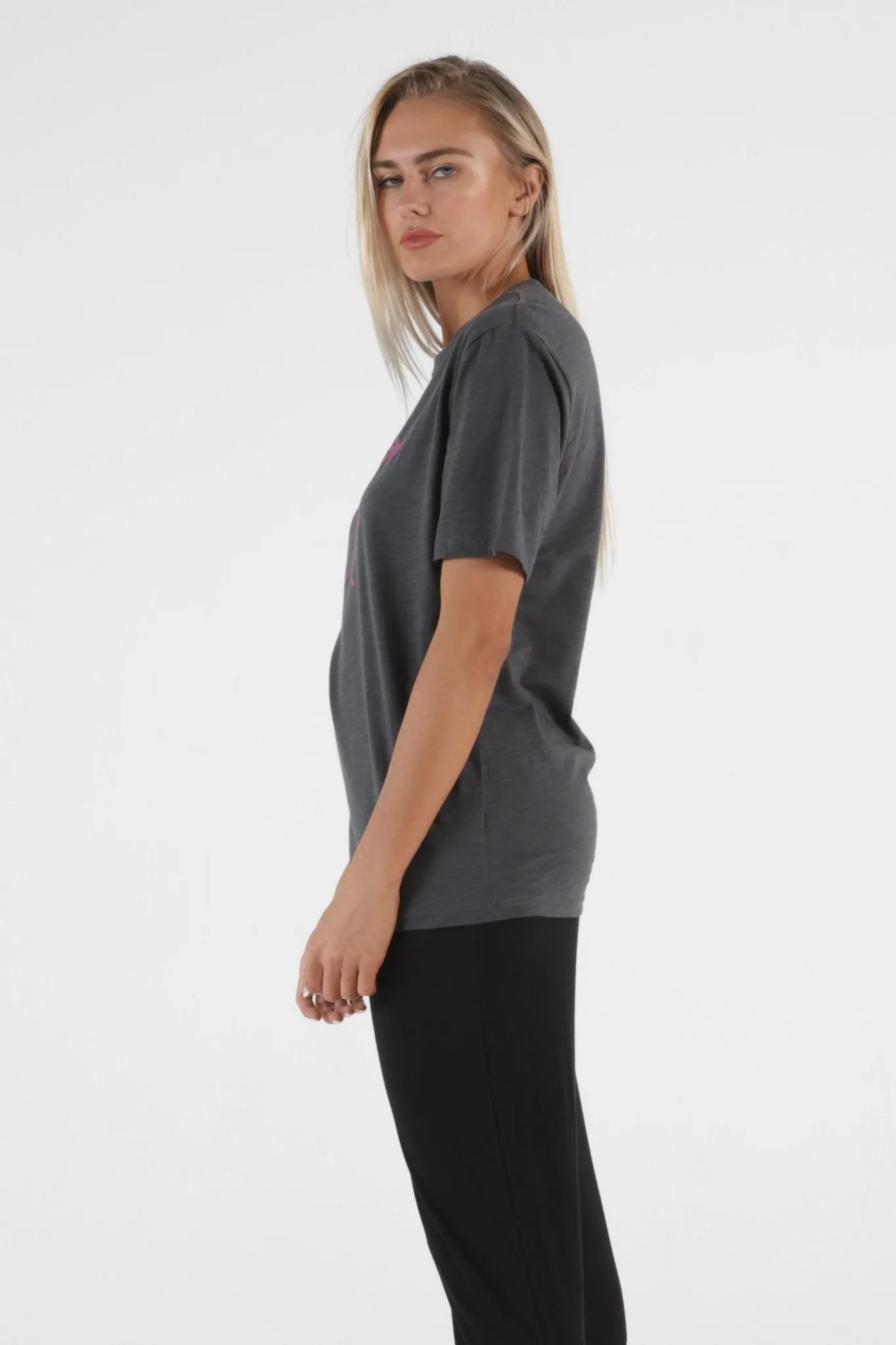 Betty Basics Ariana Tee in Indi Grey - Pardon Moi