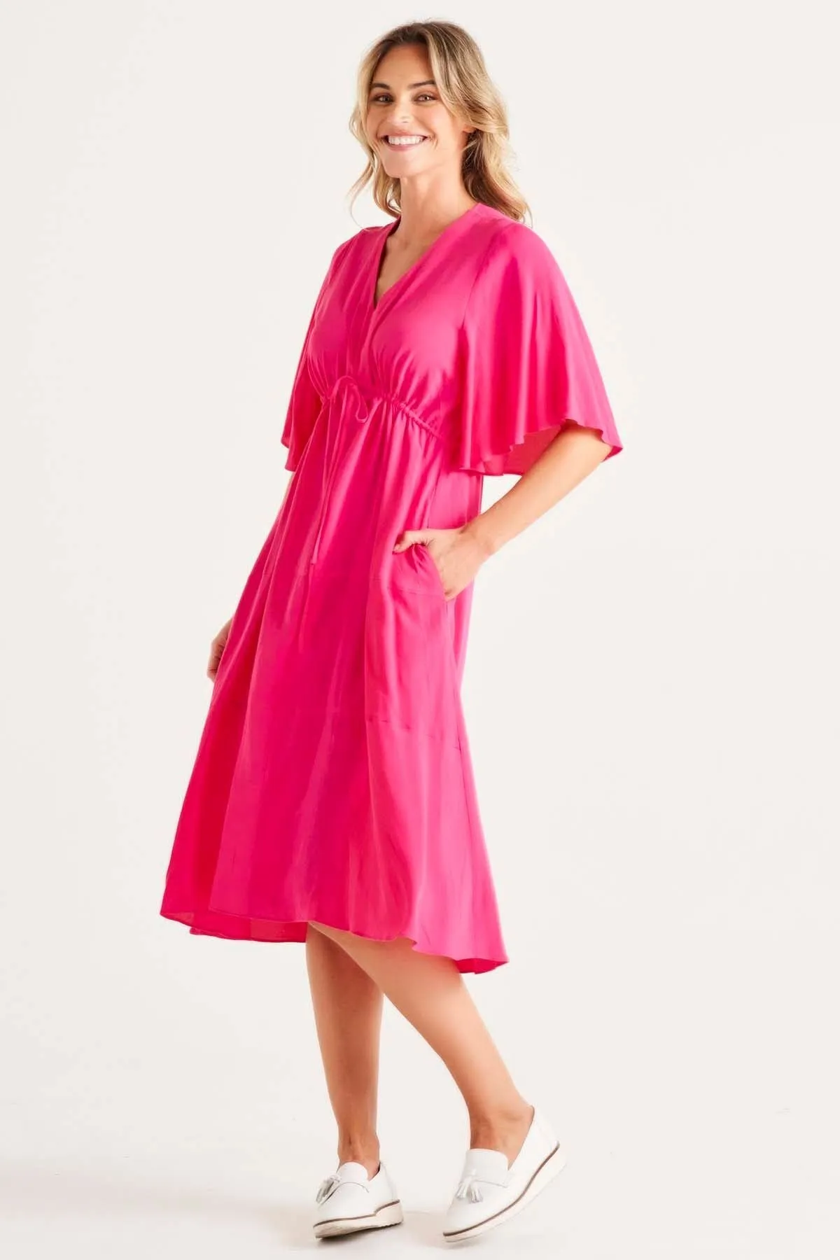 Betty Basics Saint Lucia Dress in French Rose