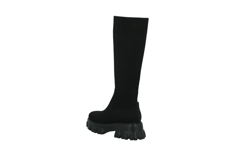 Biaprima Black High Sock Boots