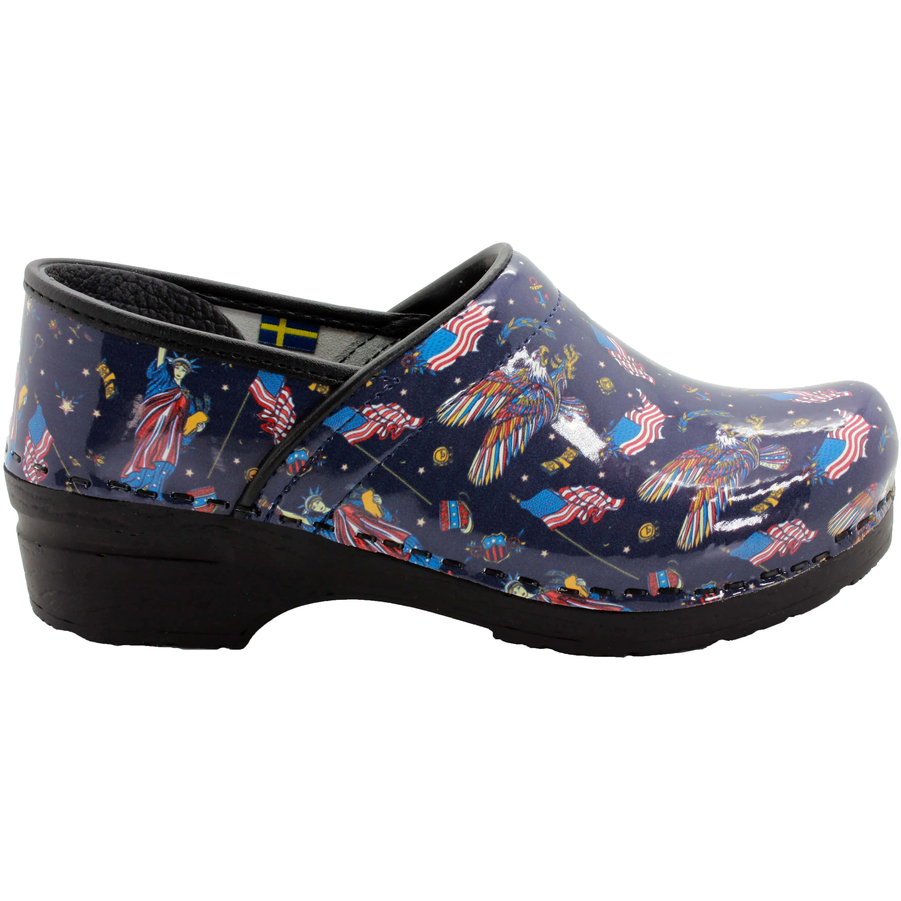 BJORK PROFESSIONAL Liberty Leather Clogs - CLOSEOUT