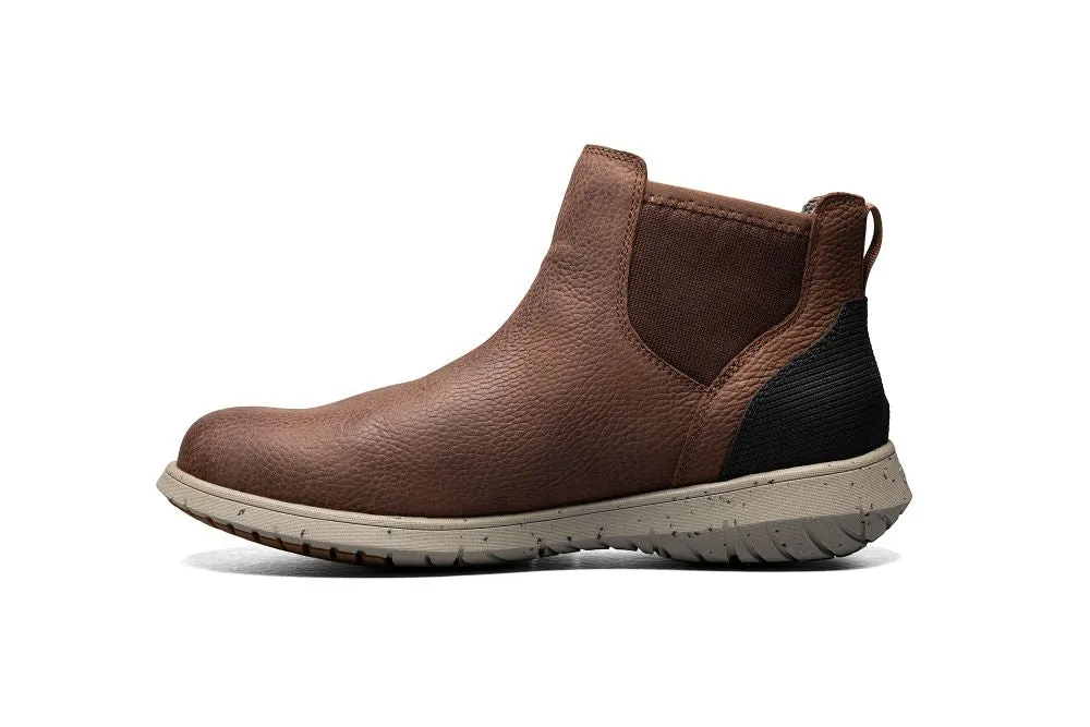 'BOGS' Men's Spruce Chelsea WP Leather Boot - Brown