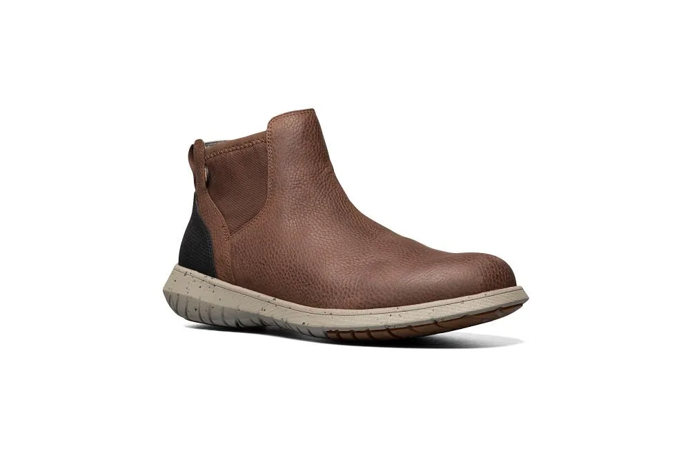 'BOGS' Men's Spruce Chelsea WP Leather Boot - Brown