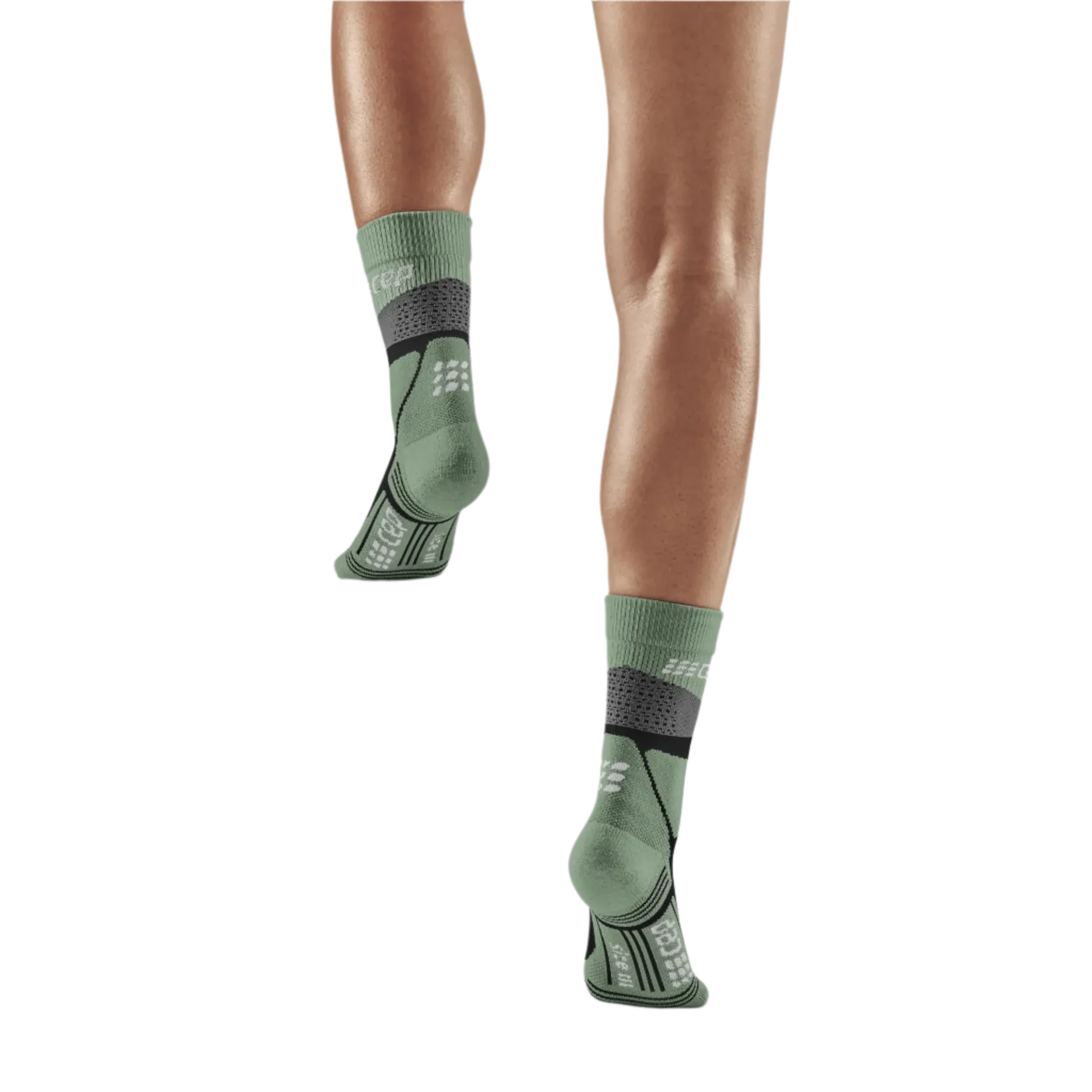 CEP | Max Cushion Compression Mid Cut Socks | Women's | Grey/Mint