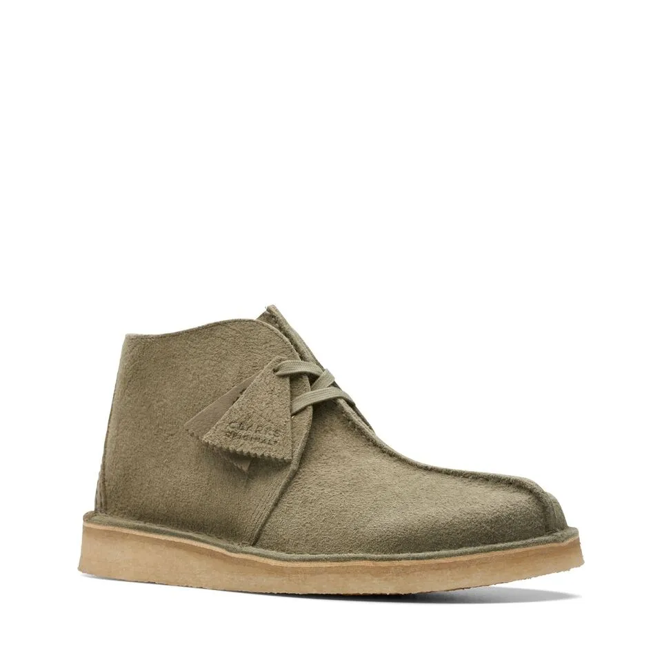 Clarks Originals Desert Trek Hi 50 Men's Forest Green Suede 26173615