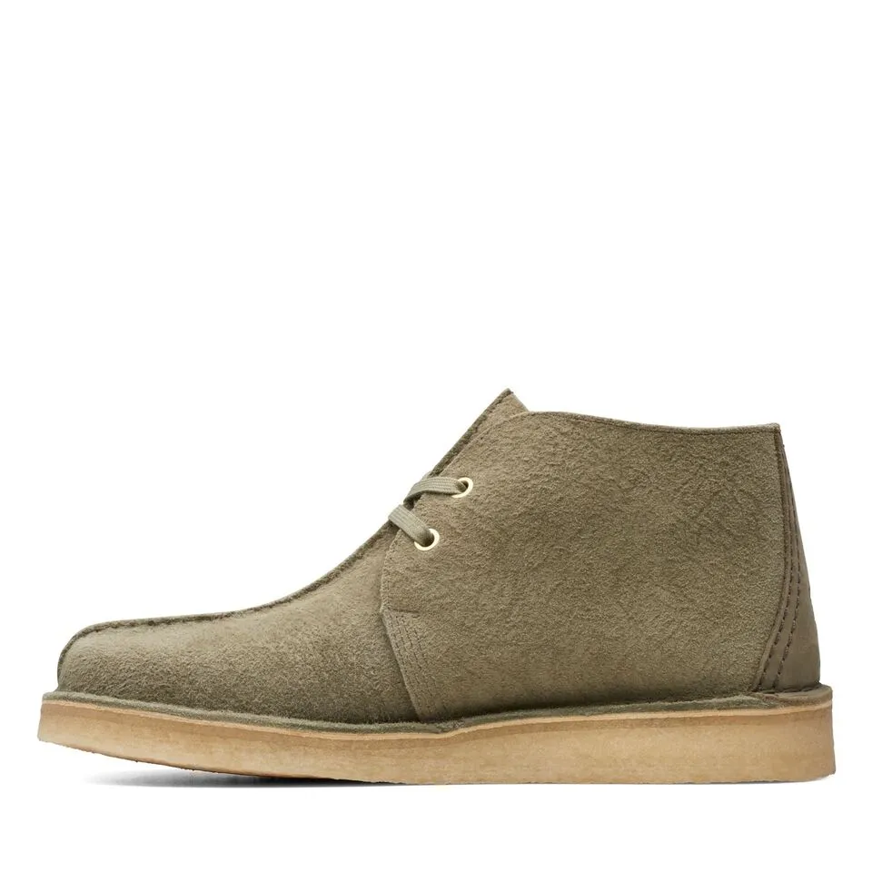 Clarks Originals Desert Trek Hi 50 Men's Forest Green Suede 26173615