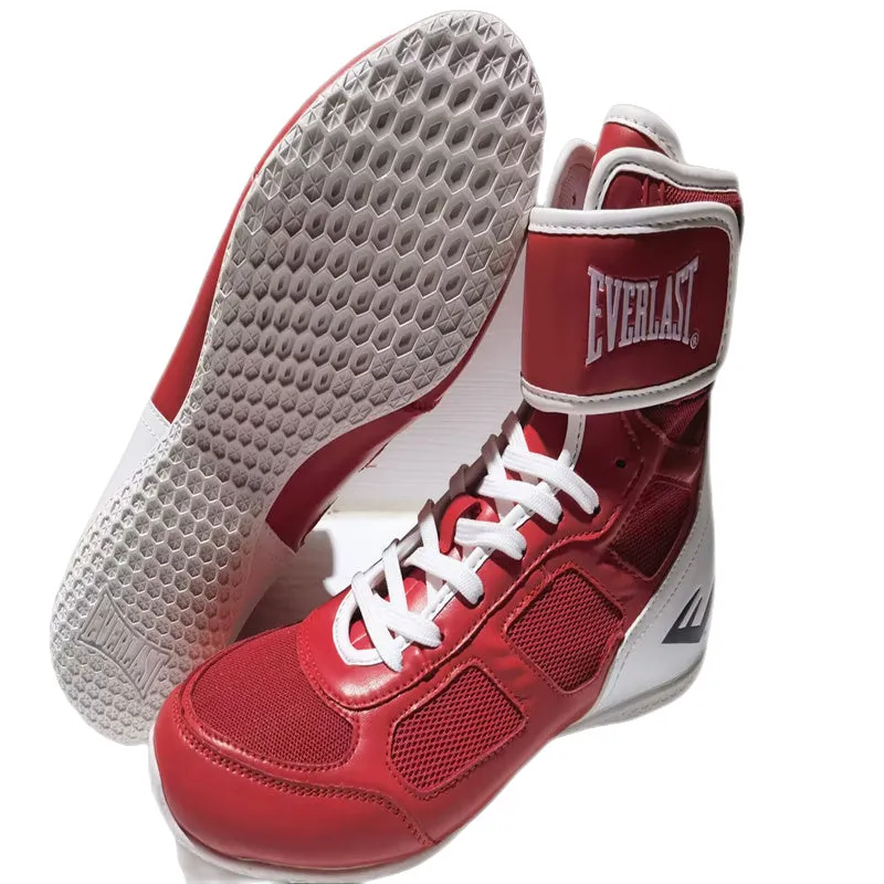 CLEARANCE SALES EVERLAST RING BLING BOXING SHOES BOOTS HIGH TOP Eur 31-45 Red White