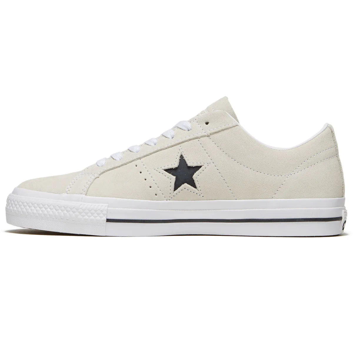 Converse One Star Pro Shoes - Egret/White/Black