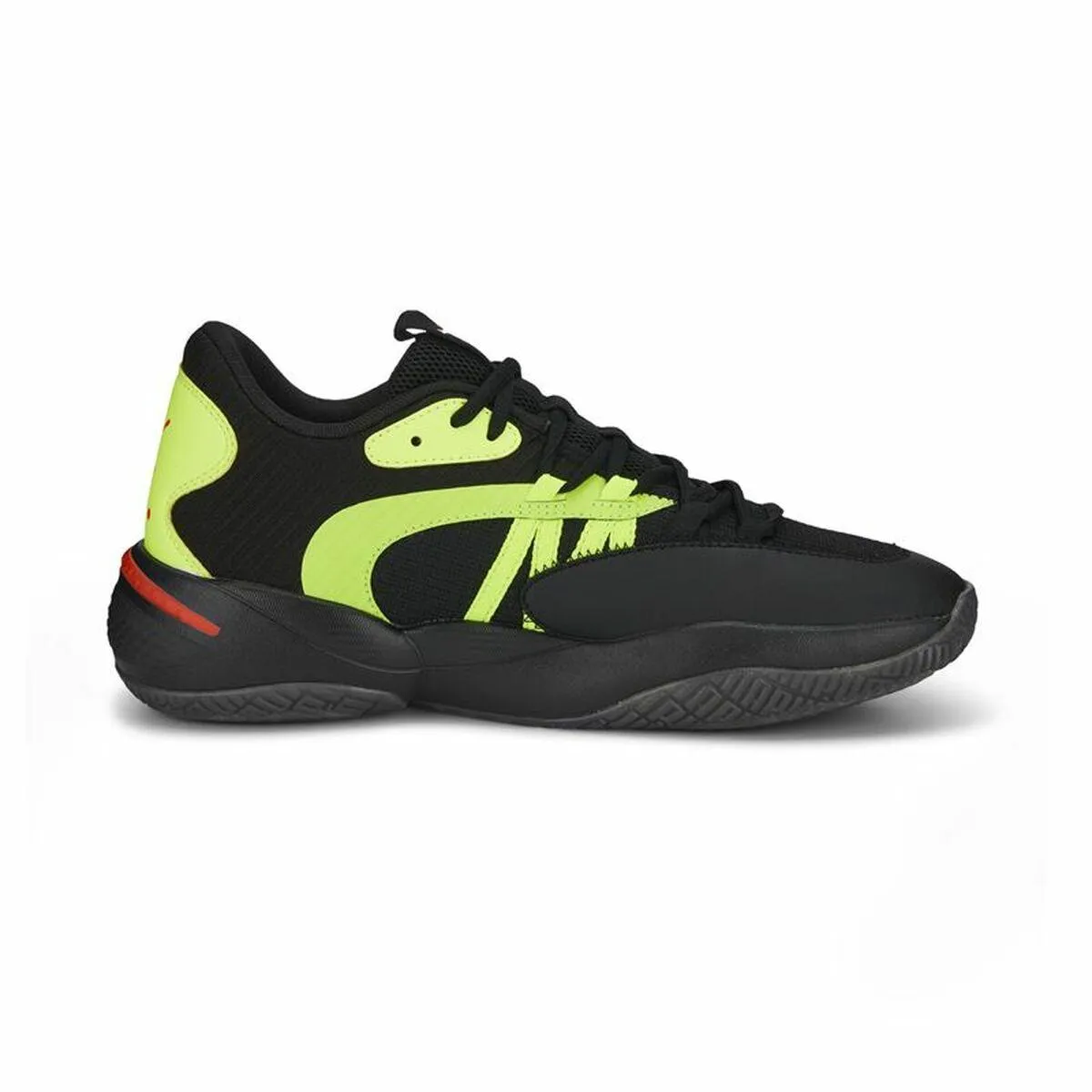 Court Rider 2.0 Glow Stick Black Basketball Shoes for Men