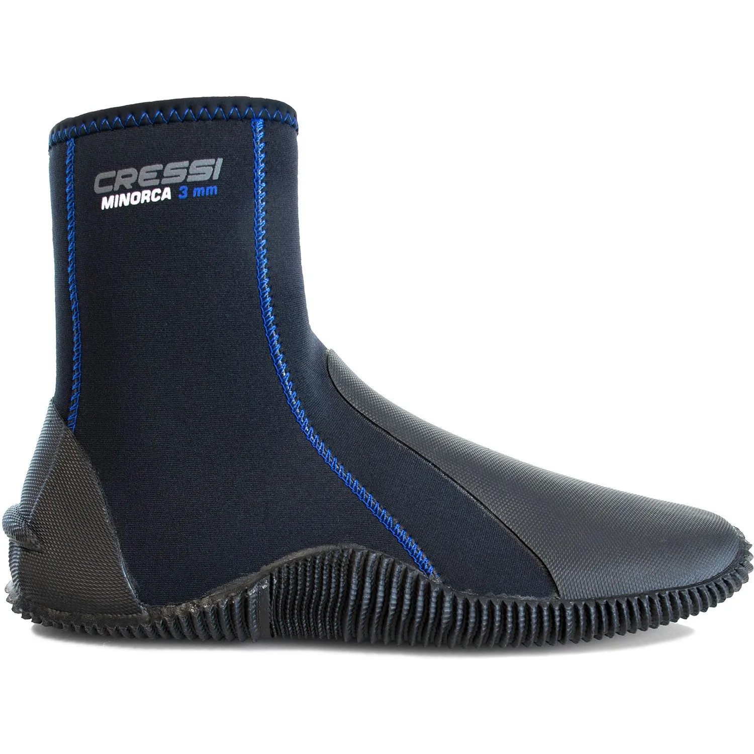 Cressi Minorca Tall 3mm Dive Boots Black / Blue