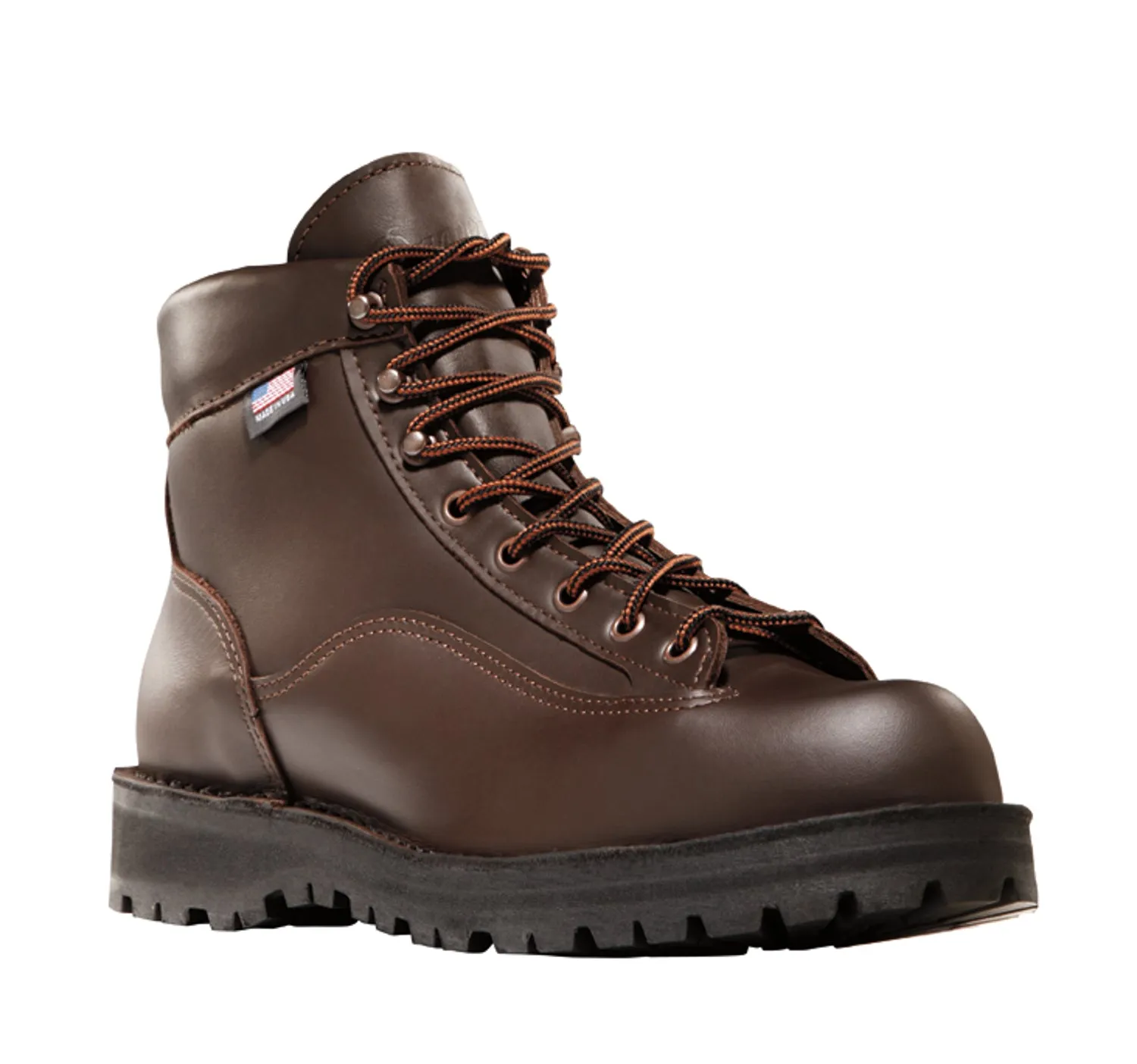 Danner Mens Explorer 6in Brown Leather Hiking Boots