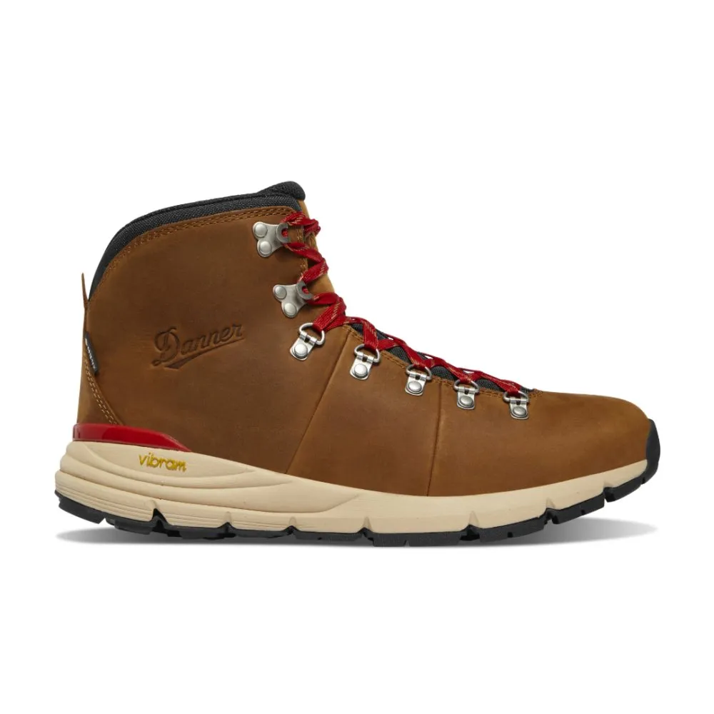 Danner Men's Mountain 600 Leaf GTX - Grizzly Brown/Rhodo Red