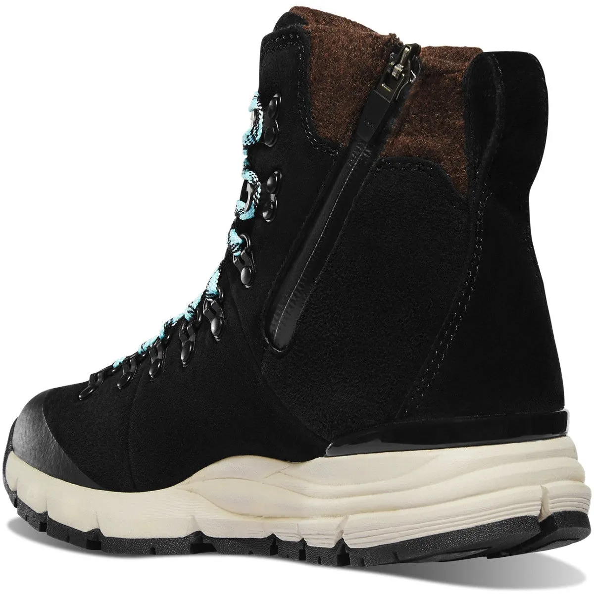 Danner Women's Arctic 600 7" Waterproof 200G Insulated Hiking Boot - Black/Spark Blue - 67340