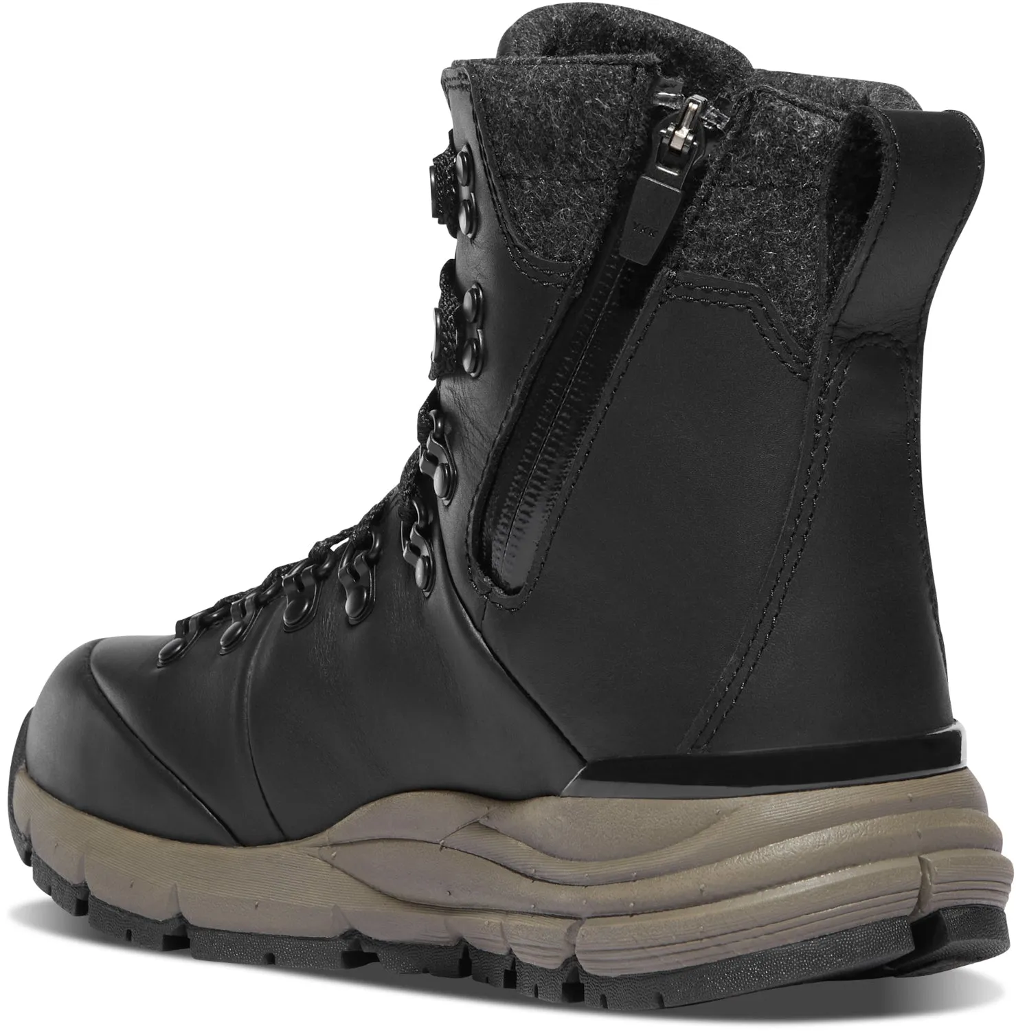 Danner Womens Arctic 600 Side-Zip 7in FG 200G Jet Black/Mojave Hiking Boots