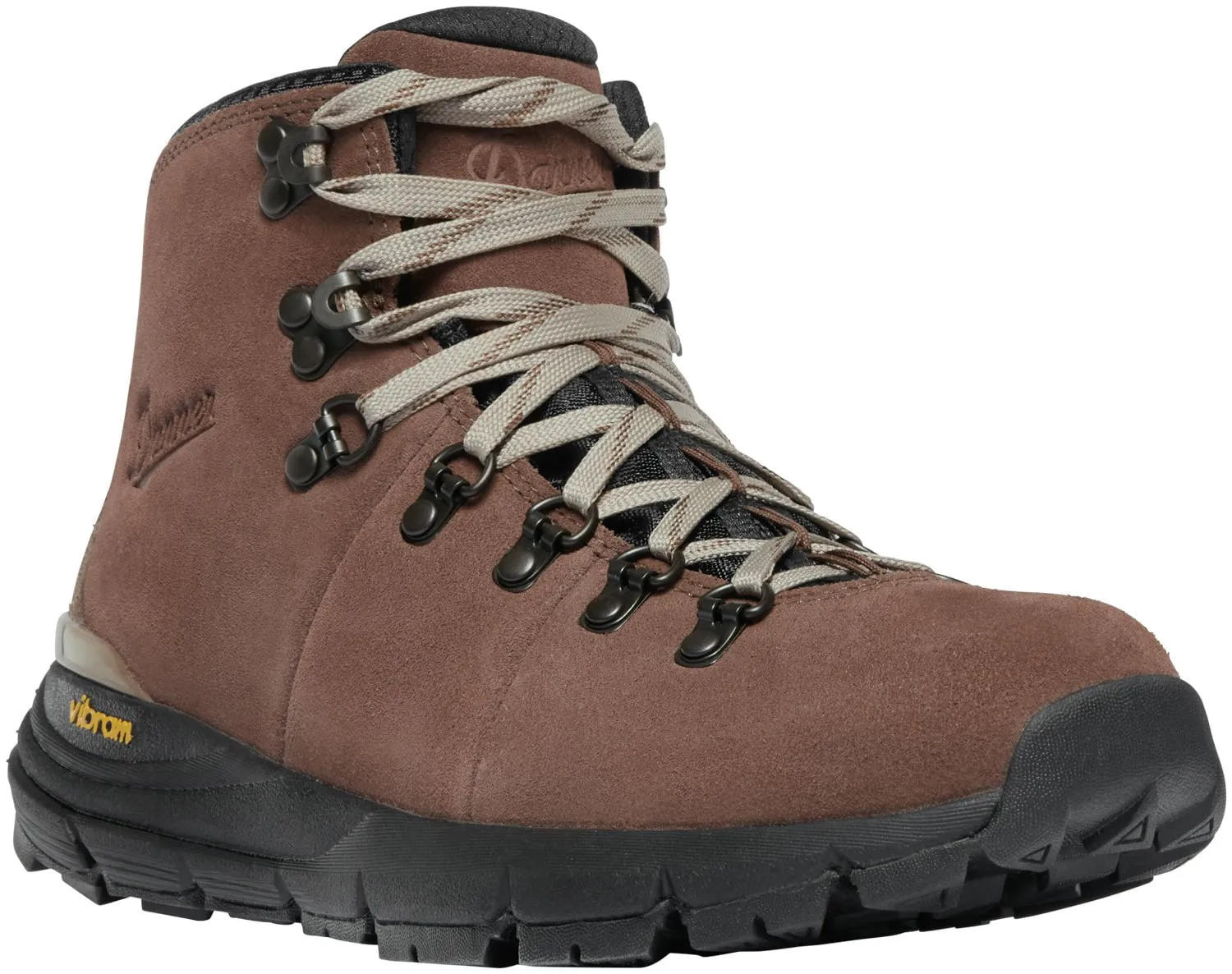 Danner Womens Mountain 600 Dark Earth/Chocolate Chip Suede Hiking Boots