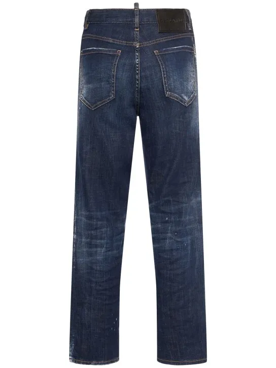 Dsquared2   Boston high waisted straight jeans 