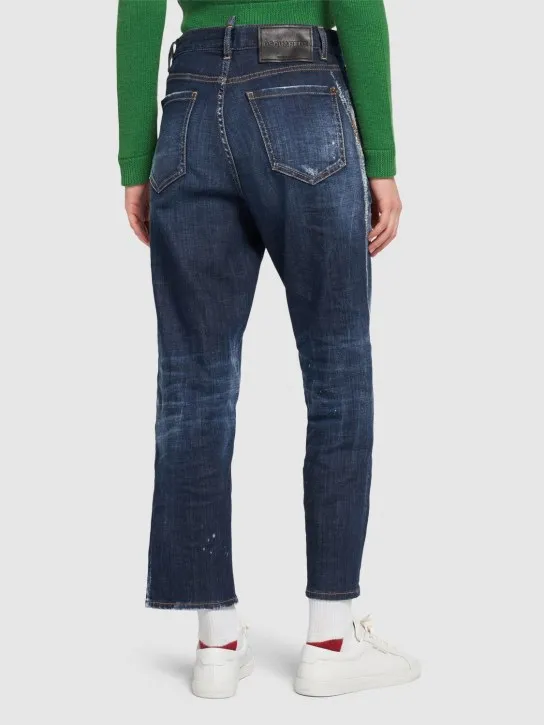 Dsquared2   Boston high waisted straight jeans 