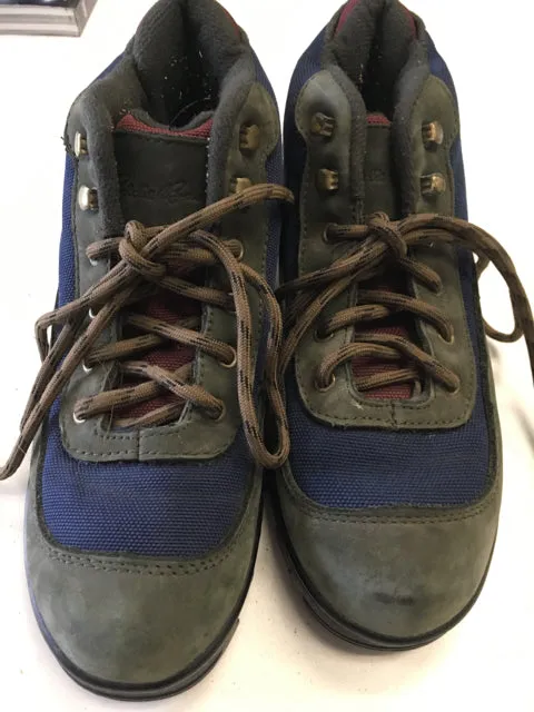 Eddie Bauer Blue/Black Size 6 Used Hiking Boots