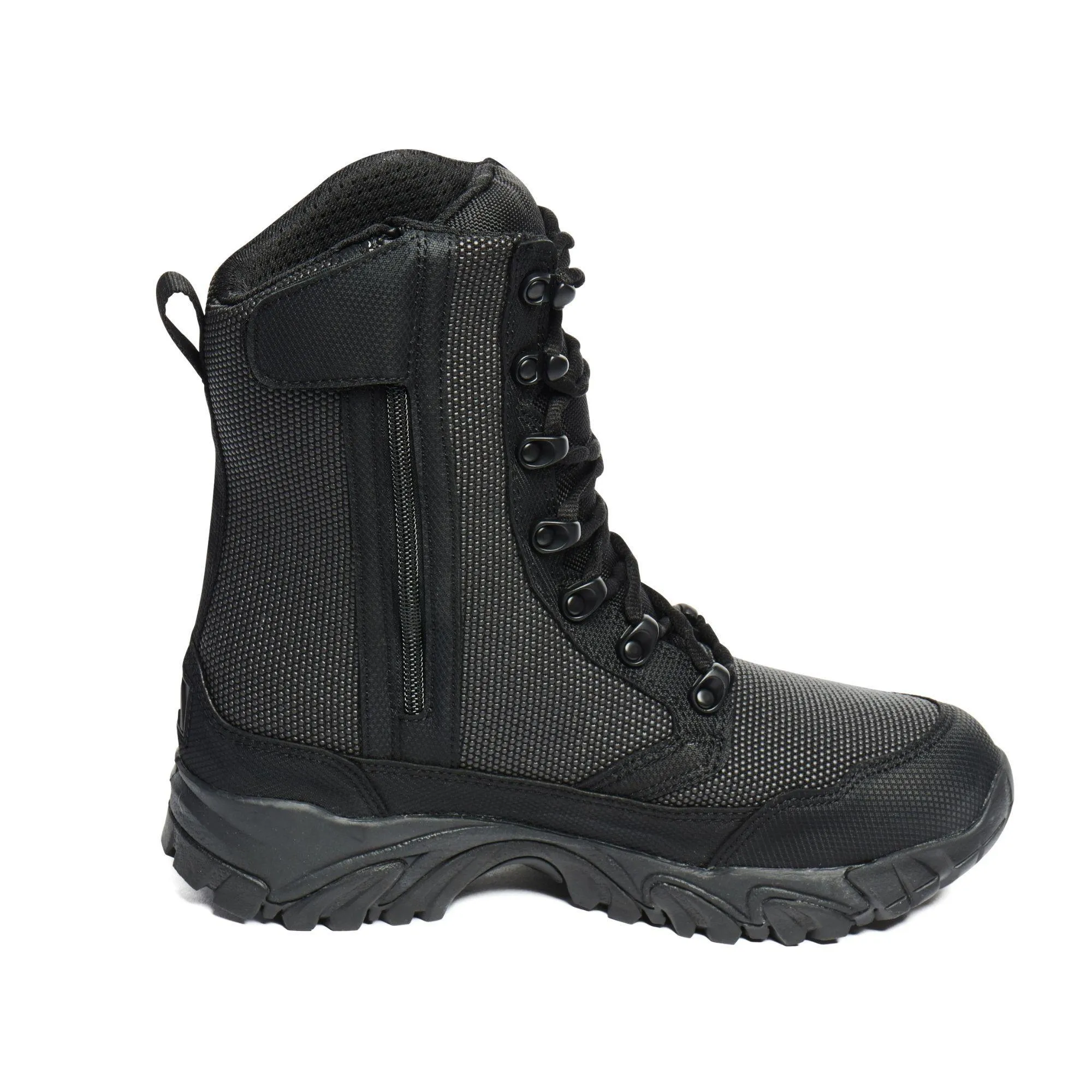 [Factory Outlet] ALTAI® 8" Black Waterproof Motorcycling Boots with Zipper (MFT200-Z)