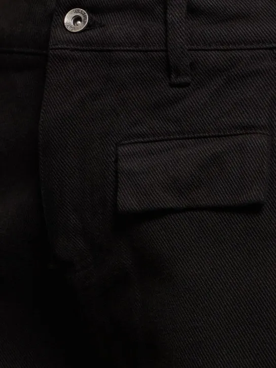 FLÂNEUR   Denim cargo pants w/ phone pocket 