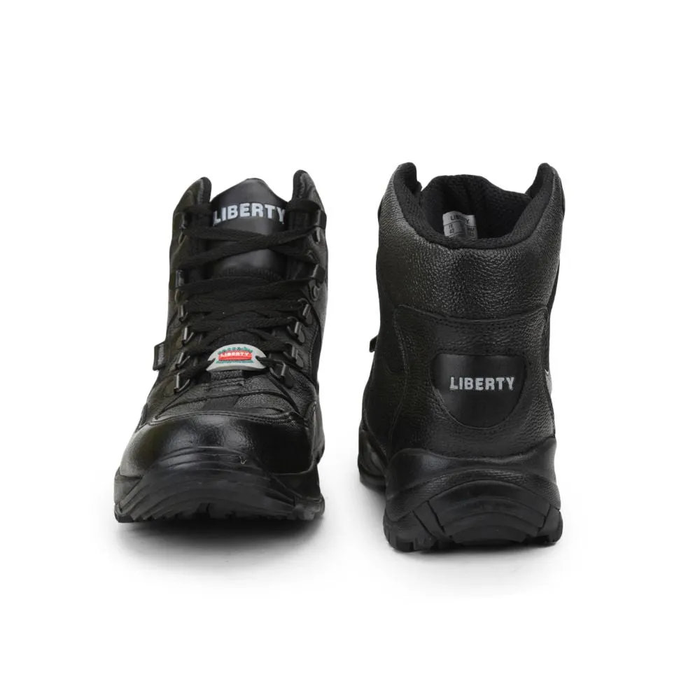 Freedom Casual (Black) Defence Hiking/Trekking Ankle Shoes SHAURYA By Liberty