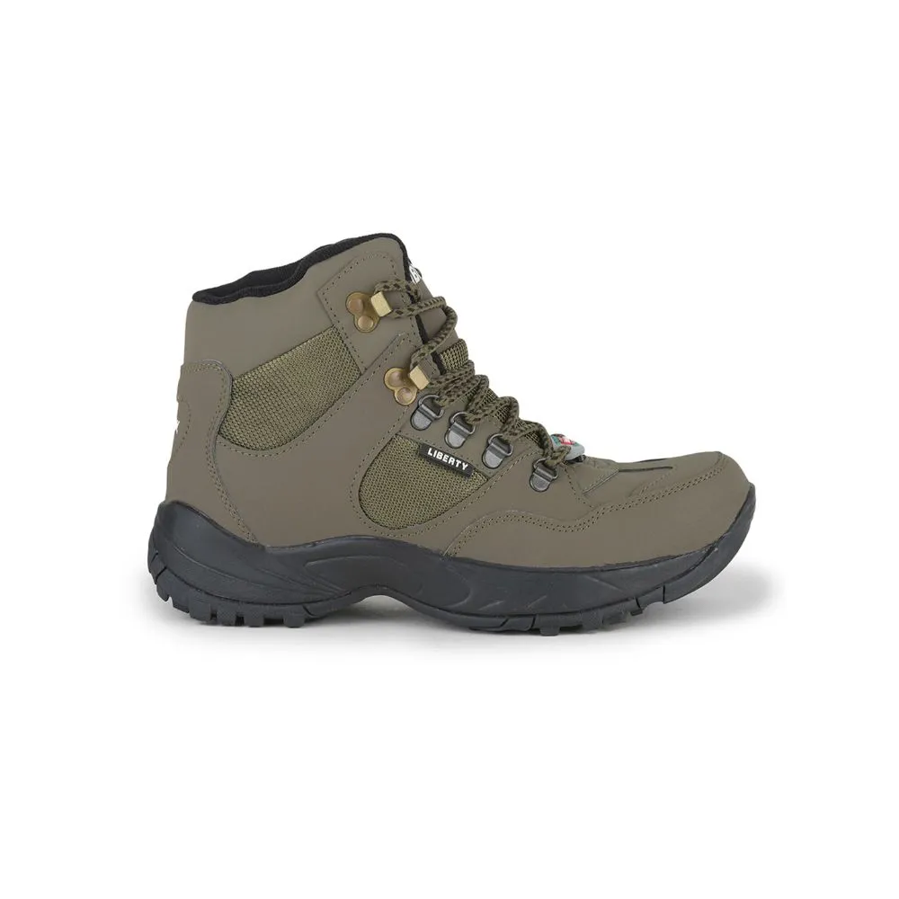 Freedom Casual (Green) Defence Hiking/Trekking Ankle Shoes SHIKHARPRM By Liberty